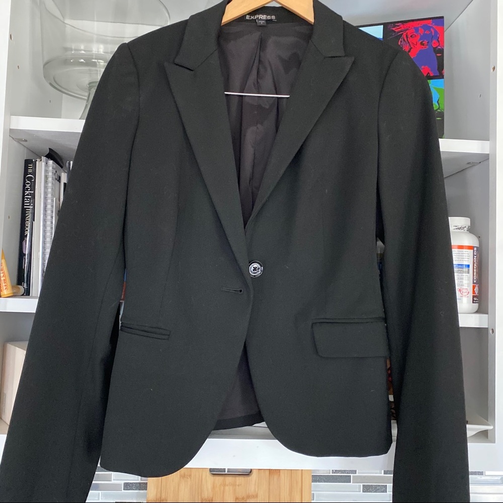 Black Express blazer size 4